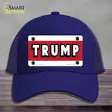 Trump Novelty License Plate Hat Mesh / Royal Blue