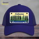 Auburn Fan Novelty License Plate Hat Mesh / Royal Blue