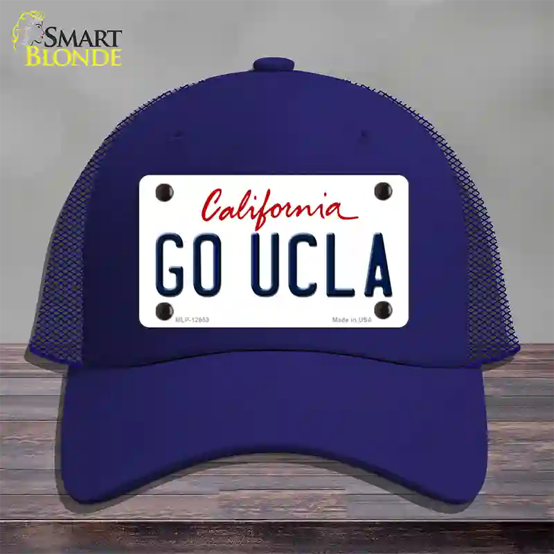 Go UCLA Novelty License Plate Hat Mesh / Royal Blue