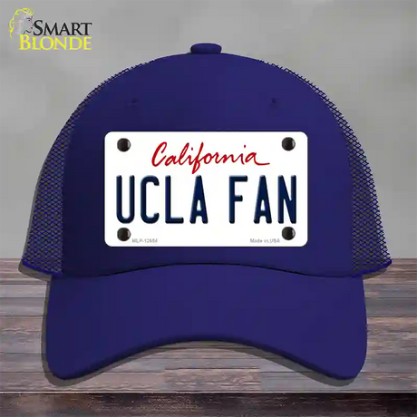 UCLA Fan Novelty License Plate Hat Mesh / Royal Blue