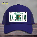 Knights Fan Novelty License Plate Hat Mesh / Royal Blue