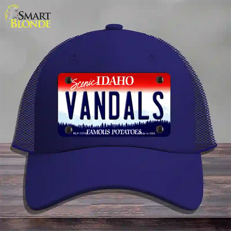 Vandals Novelty License Plate Hat Mesh / Royal Blue