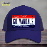 Go Vandals Novelty License Plate Hat Mesh / Royal Blue