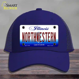 Northwestern Novelty License Plate Hat Mesh / Royal Blue