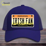 Irish Fan Novelty License Plate Hat Tag Mesh / Royal Blue