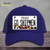 Go Shipmen Novelty License Plate Hat Tag Mesh / Royal Blue