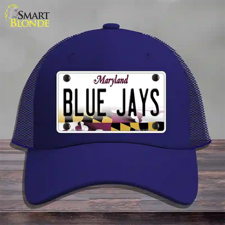 Blue Jays Novelty License Plate Hat Mesh / Royal Blue