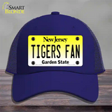 Tigers Fan New Jersey Novelty License Plate Hat Mesh / Royal Blue