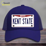 Kent State Novelty License Plate Hat Mesh / Royal Blue