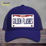 Golden Flashes Novelty License Plate Hat Mesh / Royal Blue