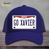 Go Xavier Novelty License Plate Hat Mesh / Royal Blue