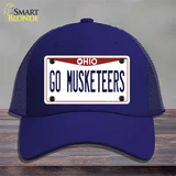 Go Musketeers Novelty License Plate Hat Mesh / Royal Blue