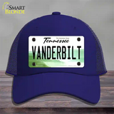 Vanderbilt Novelty License Plate Hat Mesh / Royal Blue