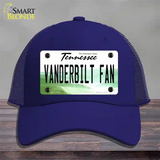 Vanderbilt Fan Novelty License Plate Hat Mesh / Royal Blue