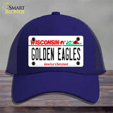 Golden Eagles Novelty License Plate Hat Mesh / Royal Blue