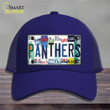 Panthers Strip Art Novelty License Plate Hat Tag Mesh / Royal Blue