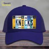 Knicks Strip Art Novelty License Plate Hat Tag Mesh / Royal Blue