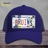 Bruins Strip Art Novelty License Plate Hat Tag Mesh / Royal Blue