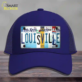 Louisville Strip Art Novelty License Plate Hat Tag Mesh / Royal Blue