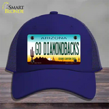 Go Diamondbacks Novelty License Plate Hat Tag Mesh / Royal Blue