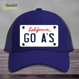 Go Athletics Novelty License Plate Hat Tag Mesh / Royal Blue