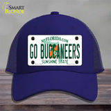 Go Buccaneers Novelty License Plate Hat Tag Mesh / Royal Blue