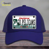 Go Pelicans Novelty License Plate Hat Tag Mesh / Royal Blue