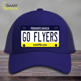 Go Flyers Novelty License Plate Hat Tag Mesh / Royal Blue