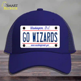 Go Wizards Novelty License Plate Hat Tag Mesh / Royal Blue