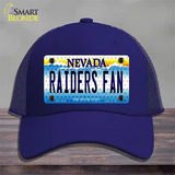 Raiders Fan Nevada Novelty License Plate Hat Tag Mesh / Royal Blue