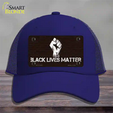 Black Lives Matter Brick Novelty License Plate Hat Tag Mesh / Royal Blue