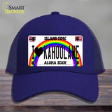 I Heart Kahoolawe Novelty License Plate Hat Tag Mesh / Royal Blue