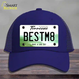 Best Mate Novelty License Plate Hat Tag Mesh / Royal Blue