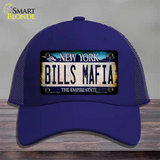 Bills Mafia Novelty License Plate Hat Tag Mesh / Royal Blue