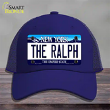 The Ralph NY Blue Novelty License Plate Hat Tag Mesh / Royal Blue