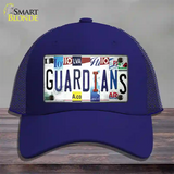 Guardians Strip Art Novelty License Plate Hat Tag Mesh / Royal Blue