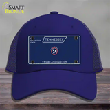 Blank Tennessee Blue Novelty License Plate Hat Tag Mesh / Royal Blue