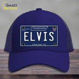 Elvis Tennessee Blue Novelty License Plate Hat Tag Mesh / Royal Blue