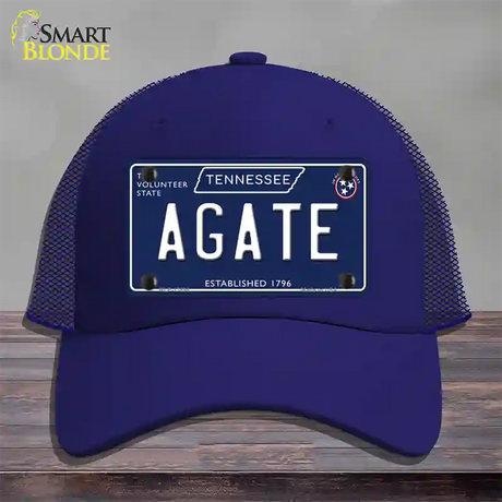 Agate Tennessee Blue Novelty License Plate Hat Tag Mesh / Royal Blue