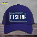 Fishing Tennessee Blue Novelty License Plate Hat Tag Mesh / Royal Blue