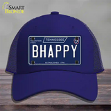 B Happy Tennessee Blue Novelty License Plate Hat Tag Mesh / Royal Blue