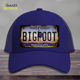 Bigfoot South Carolina Novelty License Plate Hat Tag Mesh / Royal Blue