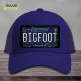 Bigfoot Tennessee Novelty License Plate Hat Tag Mesh / Royal Blue