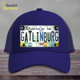 Gatlinburg License Plate Art Novelty License Plate Hat Mesh / Royal Blue