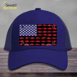 Fishermans American Flag Novelty License Plate Hat HAT-MLP-14466