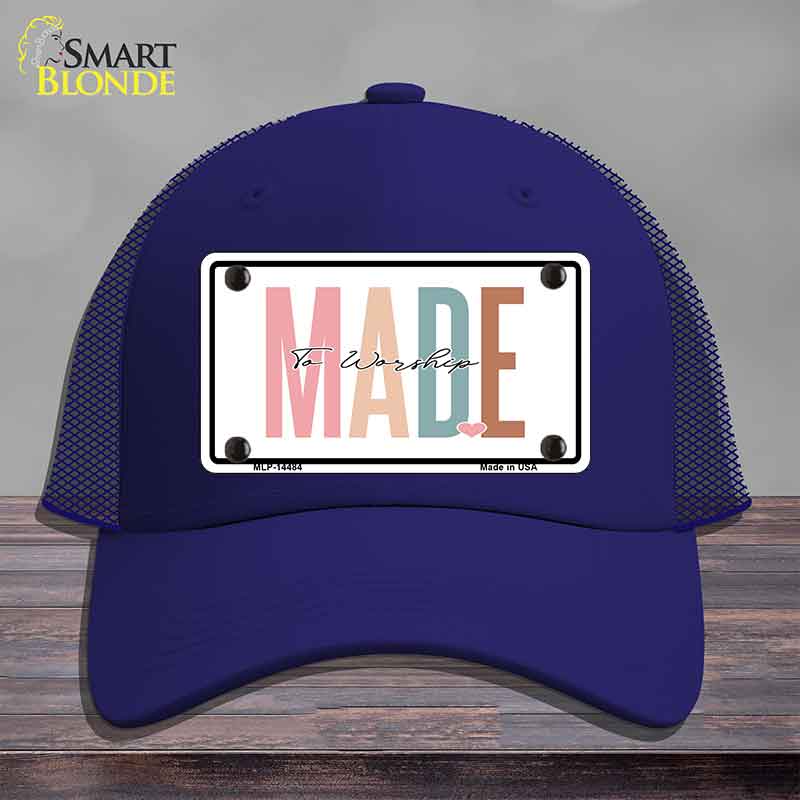 Made To Worship Novelty License Plate Hat HAT-MLP-14484