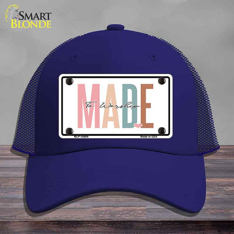 Made To Worship Novelty License Plate Hat HAT-MLP-14484