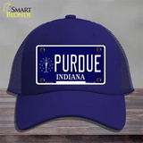 Purdue Indiana Novelty License Plate Hat Mesh / Royal Blue