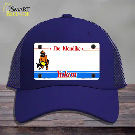 Yukon Novelty License Plate Hat Mesh / Royal Blue