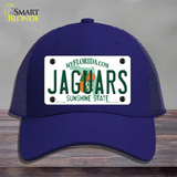 Jaguars Florida State Novelty License Plate Hat Mesh / Royal Blue